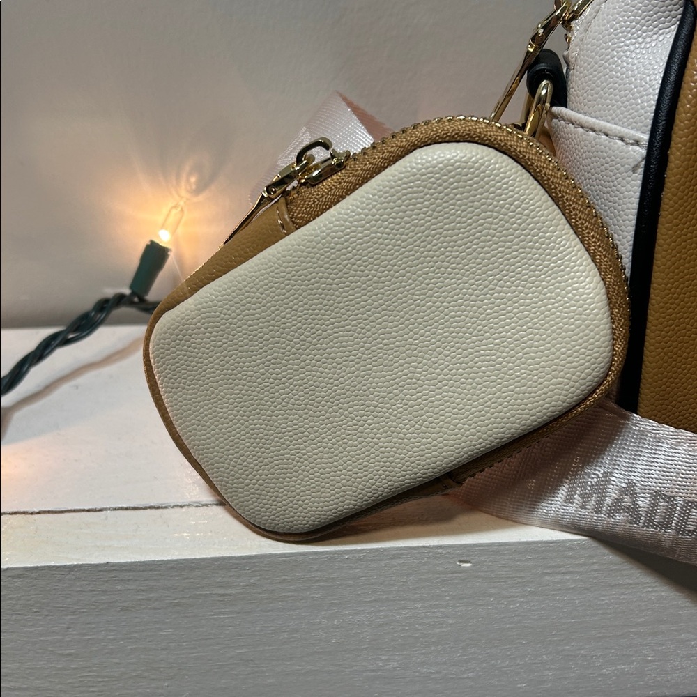 Steve Madden Tan and Cream Mini crossbody Bag with removable strap - Picture 2 of 7